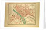 Map of Rouen France by Anonymous