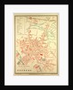 Map of Bourges France by Anonymous