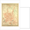 Map of Bourges France by Anonymous
