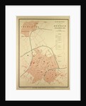 Map of Roubaix and Tourcoing by Anonymous