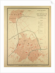 Map of Roubaix and Tourcoing by Anonymous