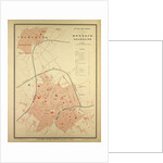 Map of Roubaix and Tourcoing by Anonymous