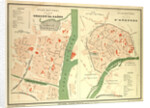 Map of Chalon-Sur-Saône and Auxerre France by Anonymous