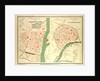 Map of Chalon-Sur-Saône and Auxerre France by Anonymous