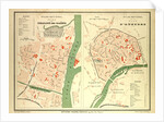Map of Chalon-Sur-Saône and Auxerre France by Anonymous