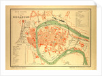 Map of Besançon France by Anonymous