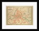Map of Rennes France by Anonymous
