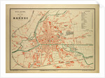Map of Rennes France by Anonymous