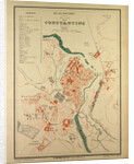 Map of Constantine France by Anonymous