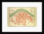 Map of Avignon France by Anonymous