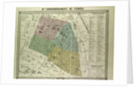 Map of the 3rd Arrondissement Du Temple Paris France by Anonymous