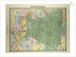 Map of Fontainebleau France by Anonymous