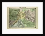 Map of Saint-Germain France by Anonymous