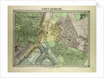 Map of Saint-Germain France by Anonymous