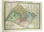Map of the 15th Arrondissement De Vaugirard Paris France by Anonymous