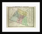 Map of the 14th Arrondissement De L'Observatoire Paris France by Anonymous