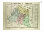 Map of the 14th Arrondissement De L'Observatoire Paris France by Anonymous