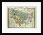 Map of the 12th Arrondissement De Reuilly Paris France by Anonymous
