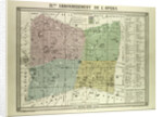 Map of the 9th Arrondissement De L'Opéra Paris France by Anonymous