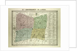 Map of the 9th Arrondissement De L'Opéra Paris France by Anonymous