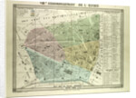 Map of the 8th Arrondissement De L'Elysee Paris France by Anonymous