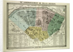 Map of the 7th Arrondissement Du Palais Bourbon Paris France by Anonymous