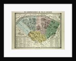 Map of the 7th Arrondissement Du Palais Bourbon Paris France by Anonymous