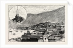 The Civil War in Chile: Monument to Arturo Pratt (Top Left Corner) Pisagua Coast of Chile Recently Bombarded by the Insurgent Fleet 1891 by Anonymous