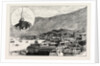 The Civil War in Chile: Monument to Arturo Pratt (Top Left Corner) Pisagua Coast of Chile Recently Bombarded by the Insurgent Fleet 1891 by Anonymous