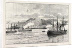 The Civil War in Chile Hostilities at Valparaiso: Exchange of Shots Between Shore Batteries and Chilian Ironclad Blanco Encalada 1891 by Anonymous