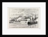 The Civil War in Chile Hostilities at Valparaiso: Exchange of Shots Between Shore Batteries and Chilian Ironclad Blanco Encalada 1891 by Anonymous