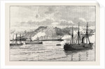 The Civil War in Chile Hostilities at Valparaiso: Exchange of Shots Between Shore Batteries and Chilian Ironclad Blanco Encalada 1891 by Anonymous