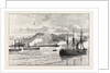 The Civil War in Chile Hostilities at Valparaiso: Exchange of Shots Between Shore Batteries and Chilian Ironclad Blanco Encalada 1891 by Anonymous