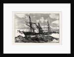 The Great Gale and Snow Storm: Wreck of the Bay of Panama Near Falmouth from a Sketch Ey H.S. Tuke by Anonymous
