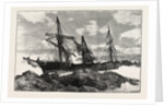 The Great Gale and Snow Storm: Wreck of the Bay of Panama Near Falmouth from a Sketch Ey H.S. Tuke by Anonymous