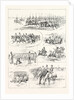 Cavalry Manoeuvres of the Bangalore Division Madras Presidency India by Anonymous