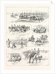 Cavalry Manoeuvres of the Bangalore Division Madras Presidency India by Anonymous