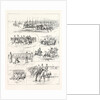 Cavalry Manoeuvres of the Bangalore Division Madras Presidency India by Anonymous