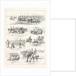 Cavalry Manoeuvres of the Bangalore Division Madras Presidency India by Anonymous