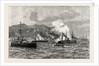 The Civil War in Chile: Bombardment of Iquique. by Anonymous
