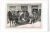 Sketches in Siberia Courtyard of the Prison for Criminals at Krasnoiarsk: Prisoners on Their Arrival at Krasnoiarsk Unloading Sledges by Anonymous