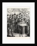 The Prince and Princess of Wales Opening the Naval Exhibition. by Anonymous