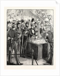 The Prince and Princess of Wales Opening the Naval Exhibition. by Anonymous