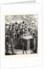 The Prince and Princess of Wales Opening the Naval Exhibition. by Anonymous