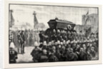 The Funeral of Count Moltke: Procession to the Lehrter Railway Station Berlin Germany by Anonymous
