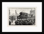 The Funeral of Count Moltke: Procession to the Lehrter Railway Station Berlin Germany by Anonymous