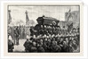 The Funeral of Count Moltke: Procession to the Lehrter Railway Station Berlin Germany by Anonymous