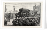 The Funeral of Count Moltke: Procession to the Lehrter Railway Station Berlin Germany by Anonymous