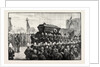 The Funeral of Count Moltke: Procession to the Lehrter Railway Station Berlin Germany by Anonymous
