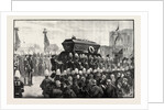 The Funeral of Count Moltke: Procession to the Lehrter Railway Station Berlin Germany by Anonymous